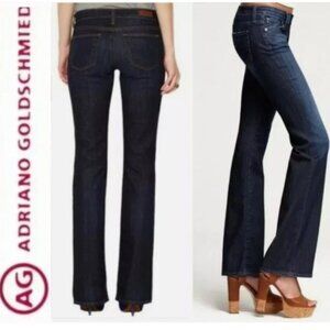 Ag Adriano Goldschmied Jessie Dark Blue Bootcut Jeans Size 32, 32